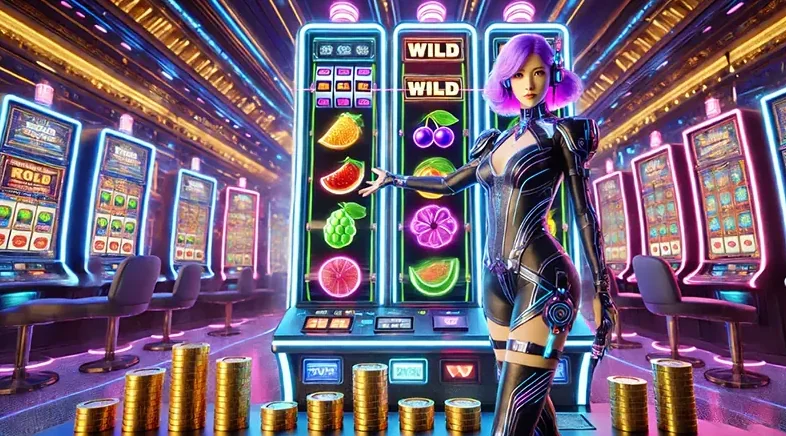 Antarmuka slot mobile RIP3 dengan reels dan pilihan permainan